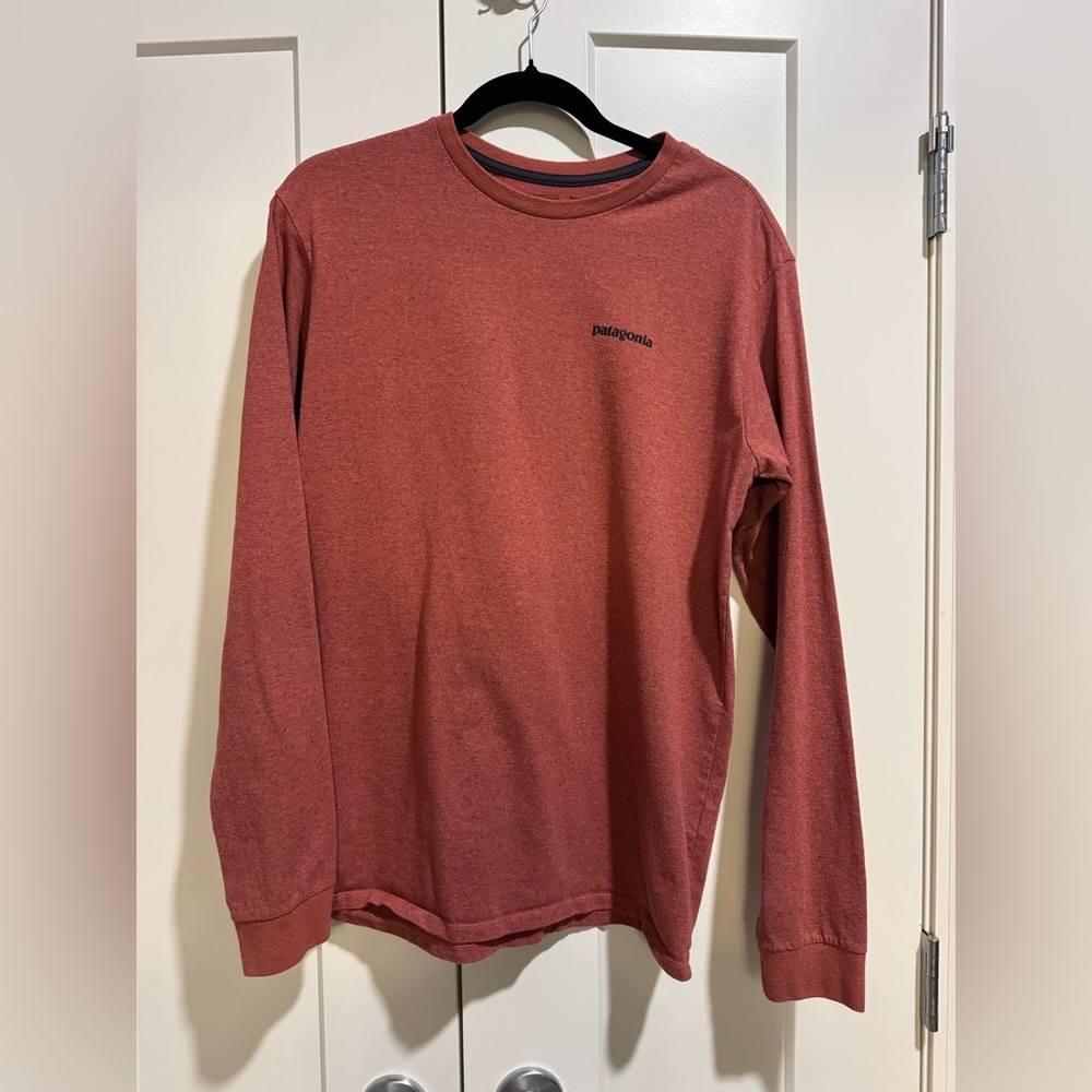 Patagonia Unisex orange Long Sleeve Shirt